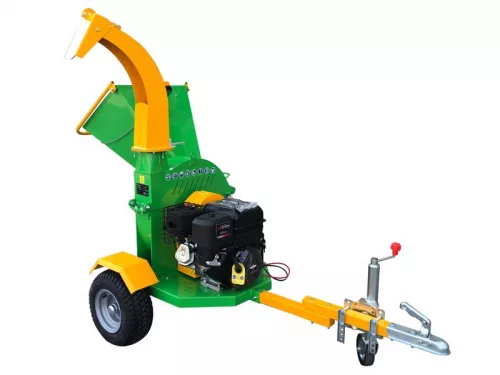 Preview: Victory BX-2000-E Holzschredder, Holzhäcksler mit Briggs&Stratton Motor mit E-Starter; Scheibenhäcksler - Victory BX Holzhaecksler Schredder Motor Anhänger 15PS (13)